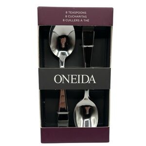 Oneida Silver Teaspoons 8 piece Set New with tags!